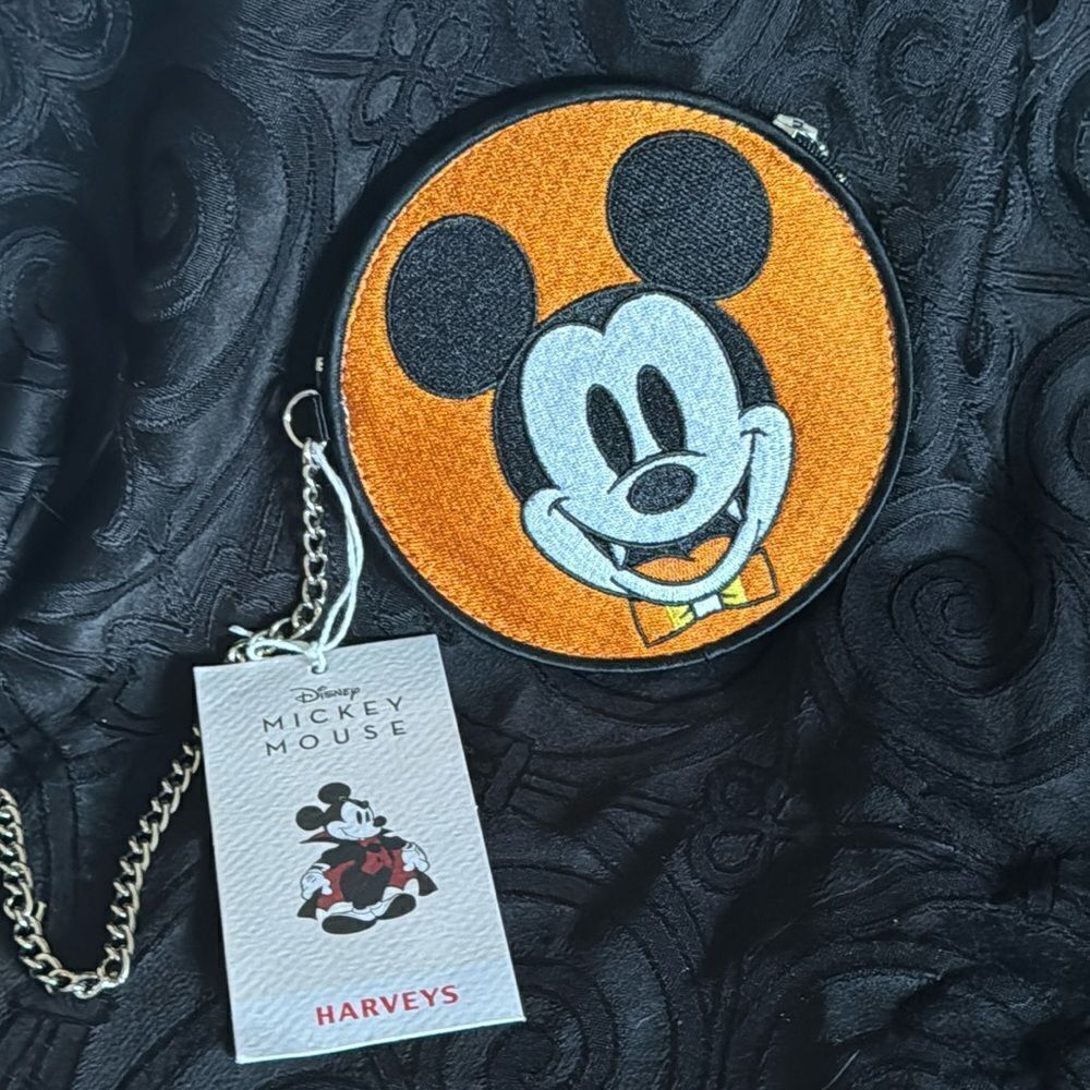 HARVEYS SEATBELT BAG MICKEY MOUSE VAMPIRE COIN PURSE